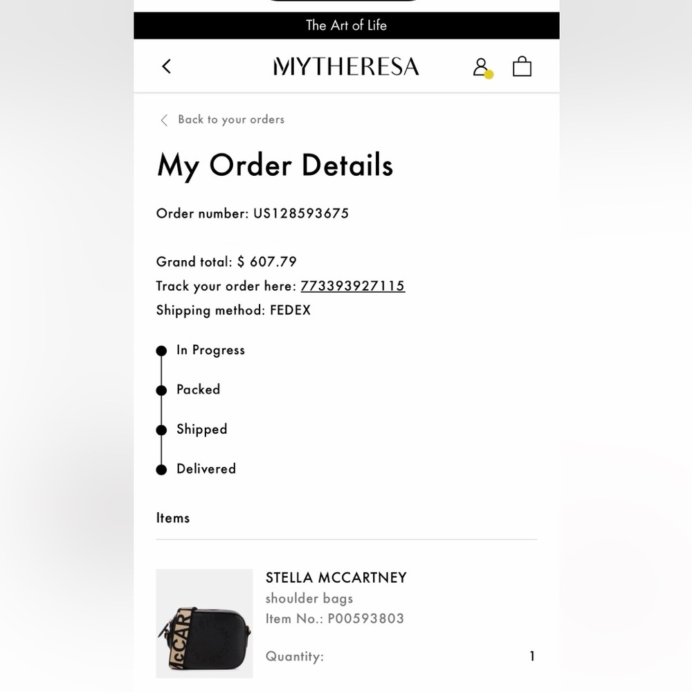 Stella McCartney Black Crossbody Bag - Picture 5 of 11
